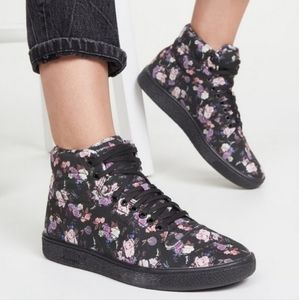 PUMA x TABITHA SIMMONS RALPH SAMPSON BLACK FLORAL DRAGONFLY SNEAKERS